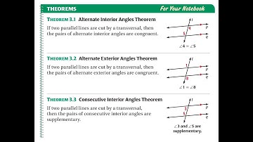 Geometry Week 3 D.4 Transversals of parallel lines: find angle measures