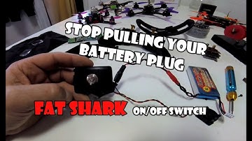 Fatshark On/Off button mod + Update on my quads
