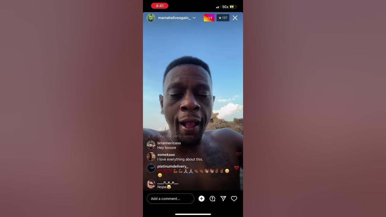 Boosie Celebrates Having New IG Live + pool party YouTube