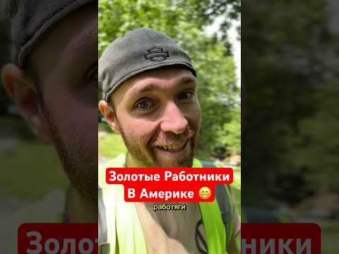 Какие золотые работники в америке, трудяги 😁 знают как надо делать вид работы😂 #жизньвсша #работа