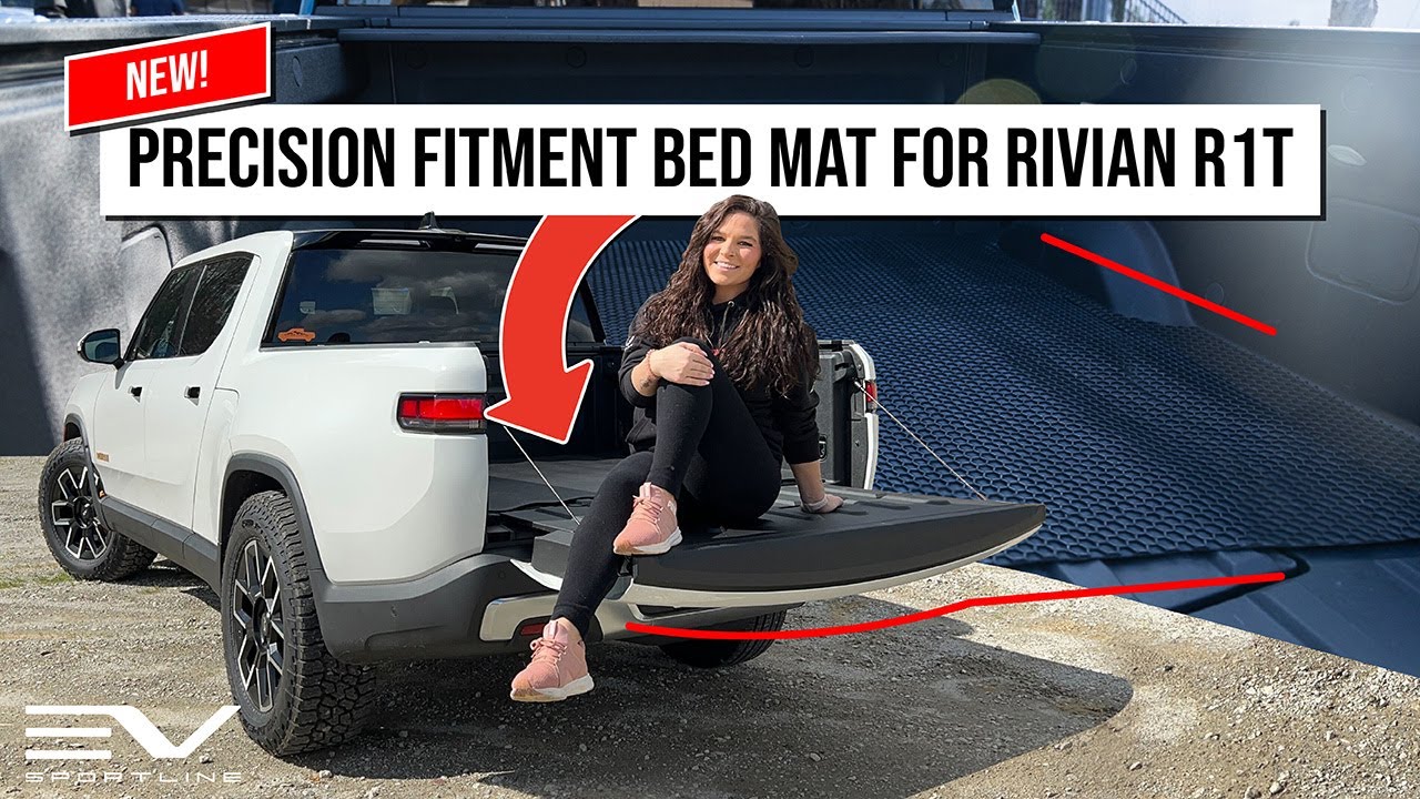💁🏻‍♀️ Brooke Builds It Herself 🔧 Rivian R1T Build - DIY Series Begins with Team 1EV Bed Mat 🤙🏻