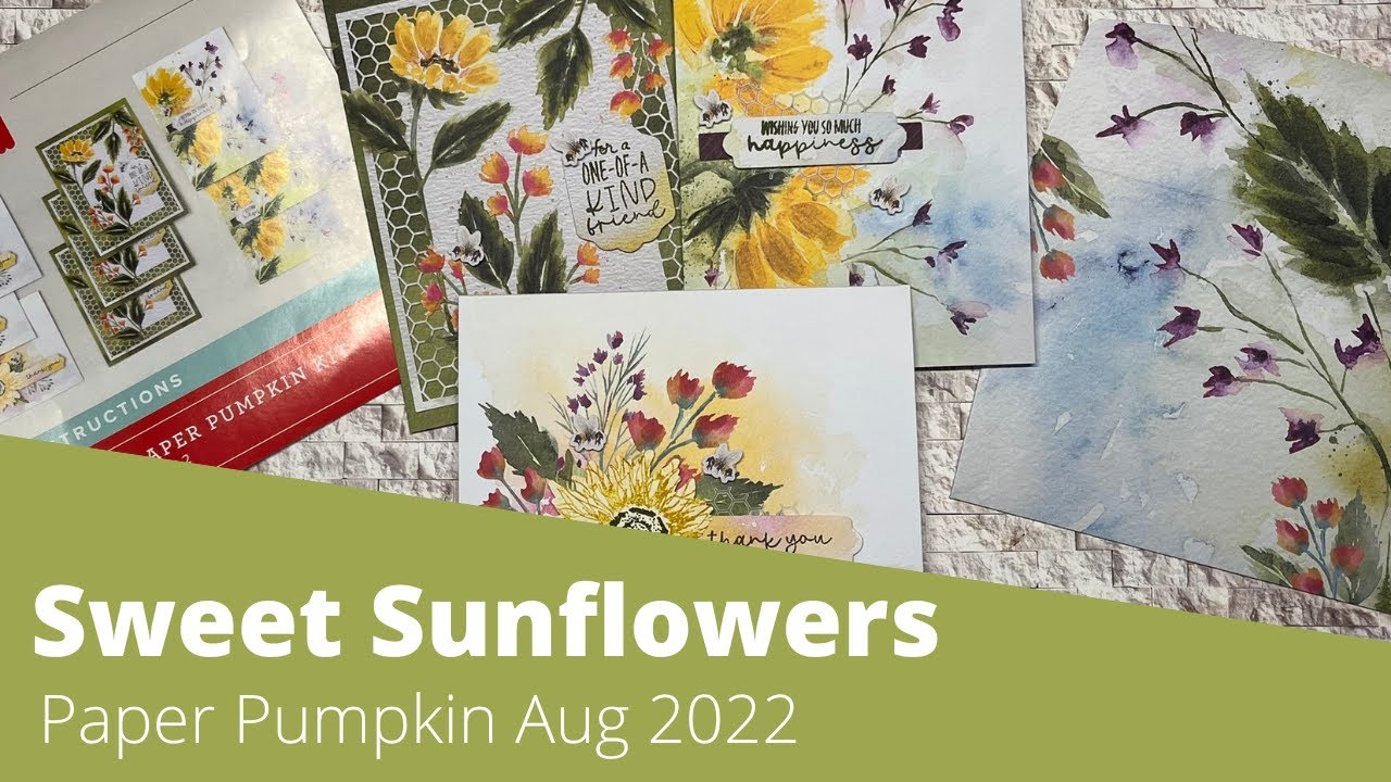 Putting the August 2022 Paper Pumpkin together - YouTube