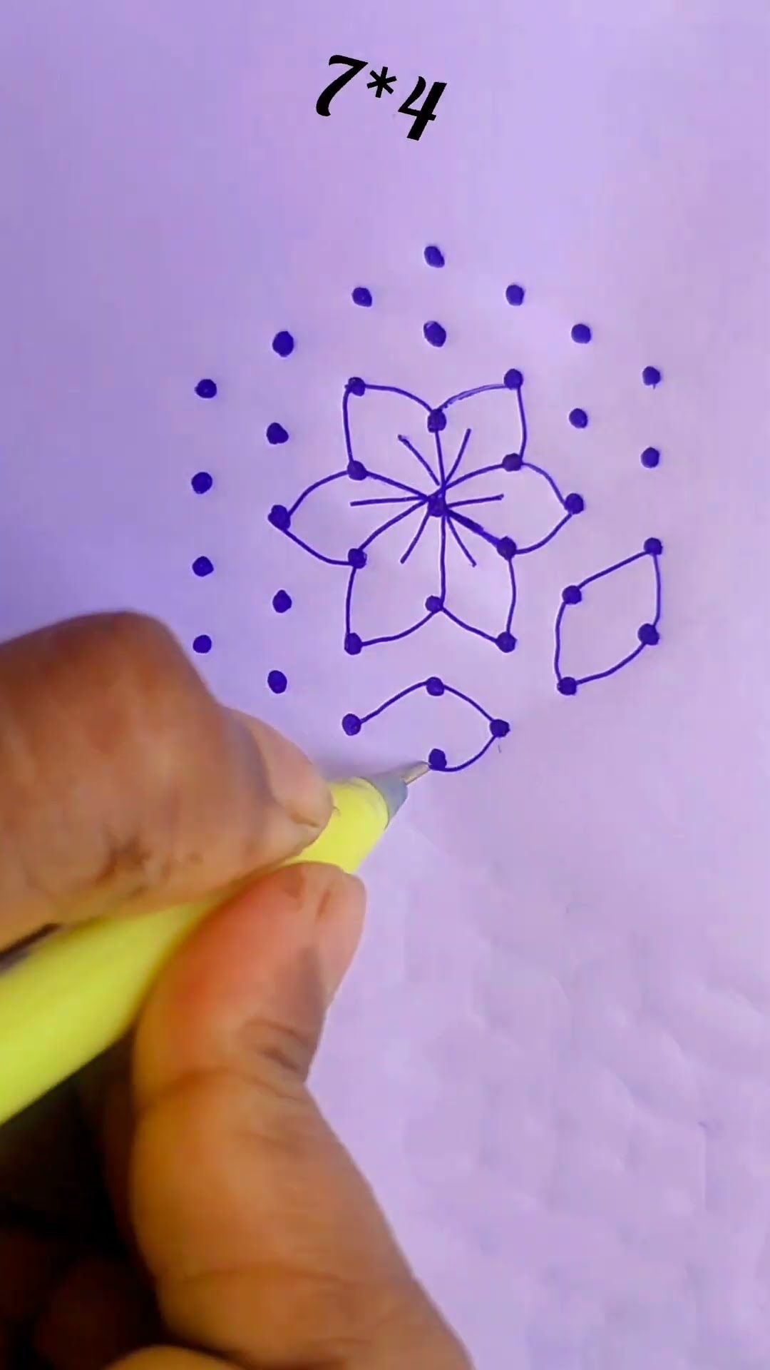 🔯ಚುಕ್ಕೆಗಳ ರಂಗೋಲಿ - ShareChat