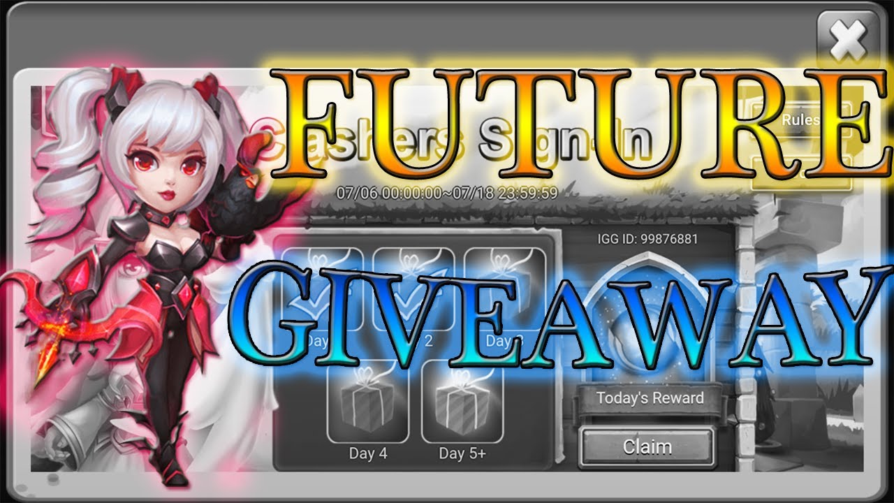 How Clashers Sign In Should Be Done l Future Giveaway Account l Castle Clash