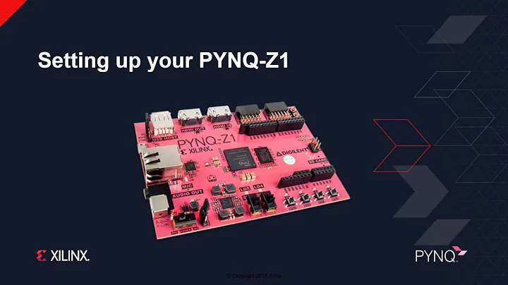 Set up the PYNQ-Z1 board from Digilent to run PYNQ