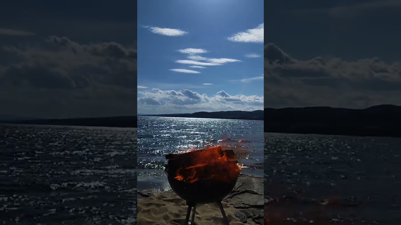 Fire and Water: A Mesmerizing Contrast