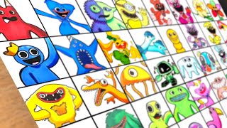 Drawing All Monsters Games ( Garten Of Banban / Rainbow Friends / Poppy Playtime / Joyville )