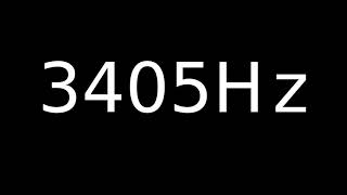 Speaker Sound Test 3405Hz