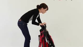 smart™ stroller foot fold demonstration  |  phil&teds