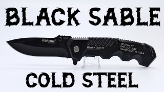 Black Sable Knife Cold Steel Folding Knife Design By Ray Cutlery from Aliexpress