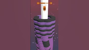 😍STACK BALL LEVEL 174 SHORT BY RDX RG GAMER YT #shorts #trending