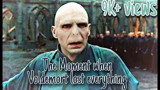 The moment when Voldemort lost every thing 😂 | #harrypotter #potterhead #voldemort