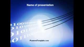 Wired Internet PowerPoint Template by PoweredTemplate.com
