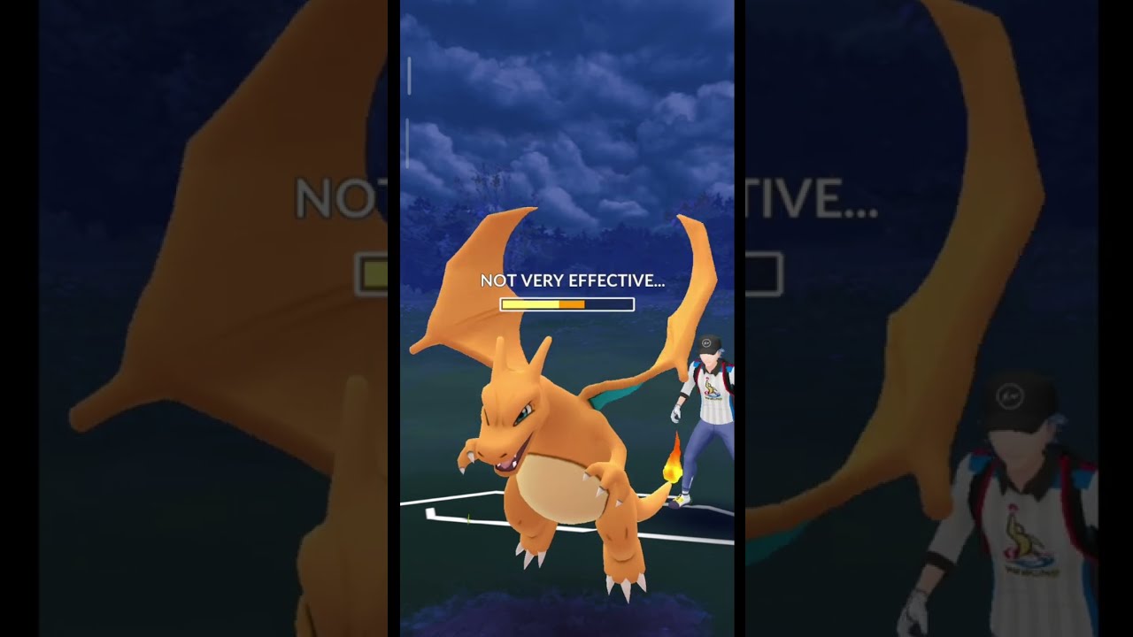 My Team VS Charizard In Rising Heroes Pokemon Go Battle