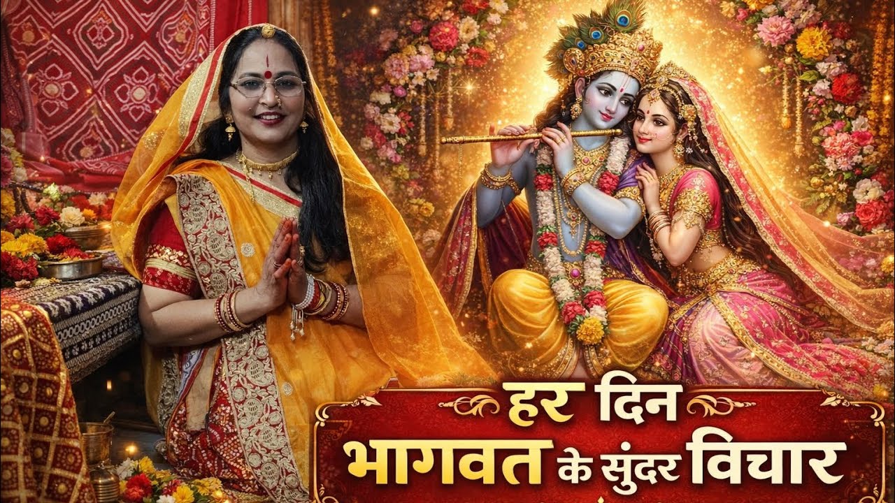 श्रीमद्भागवत# महापुराण के #पंचम दिवस का सार #बोलिए कृष्ण कन्हैया लाल की जय हो #नारायण #नारायण#