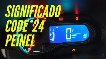 O que significa o código 24 no painel de instrumentos Chevrolet Onix Prisma Spin Cobalt Sonic cruze