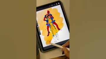 Deadpool x Wolverine #fanart  #deadpool #procreate #digitalart #drawing #shortvideo #art #artist