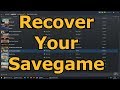 How to reload or recover steam cloud saves quick  easy