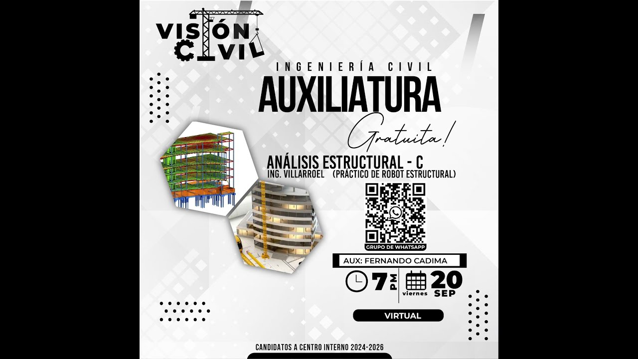 Ayudantía de Robot Estructural - Aux. Fernando Cadima
