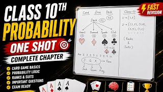 🔥 Class 10 Probability One Shot | Complete Chapter Revision | Important Questions & Tricks