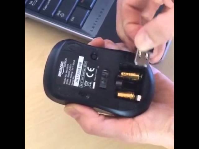 Amazonbasics Wireless Mouse With Nano Receiver Youtube