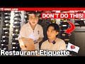10 Things You Should Never Do in a Japanese Restaurant