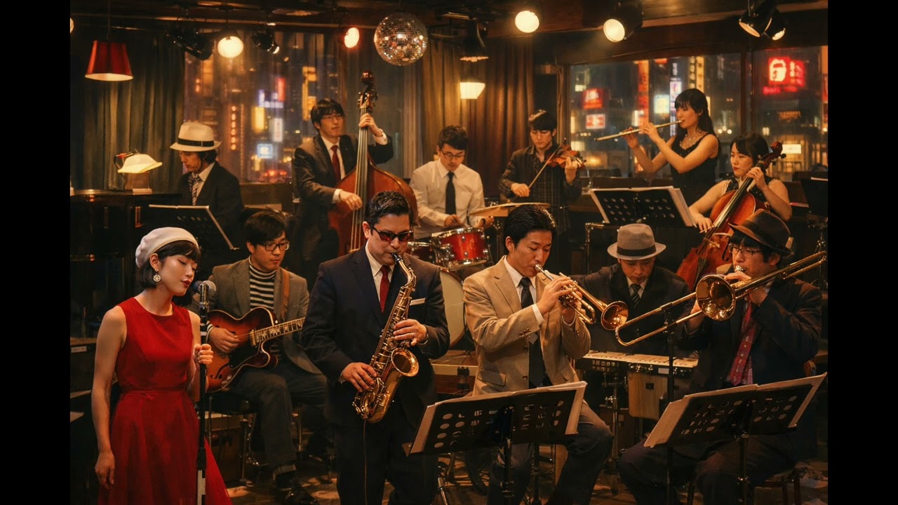 Japanese Shibuya kei Jazz Ensemble Modern Retro Stage - YouTube