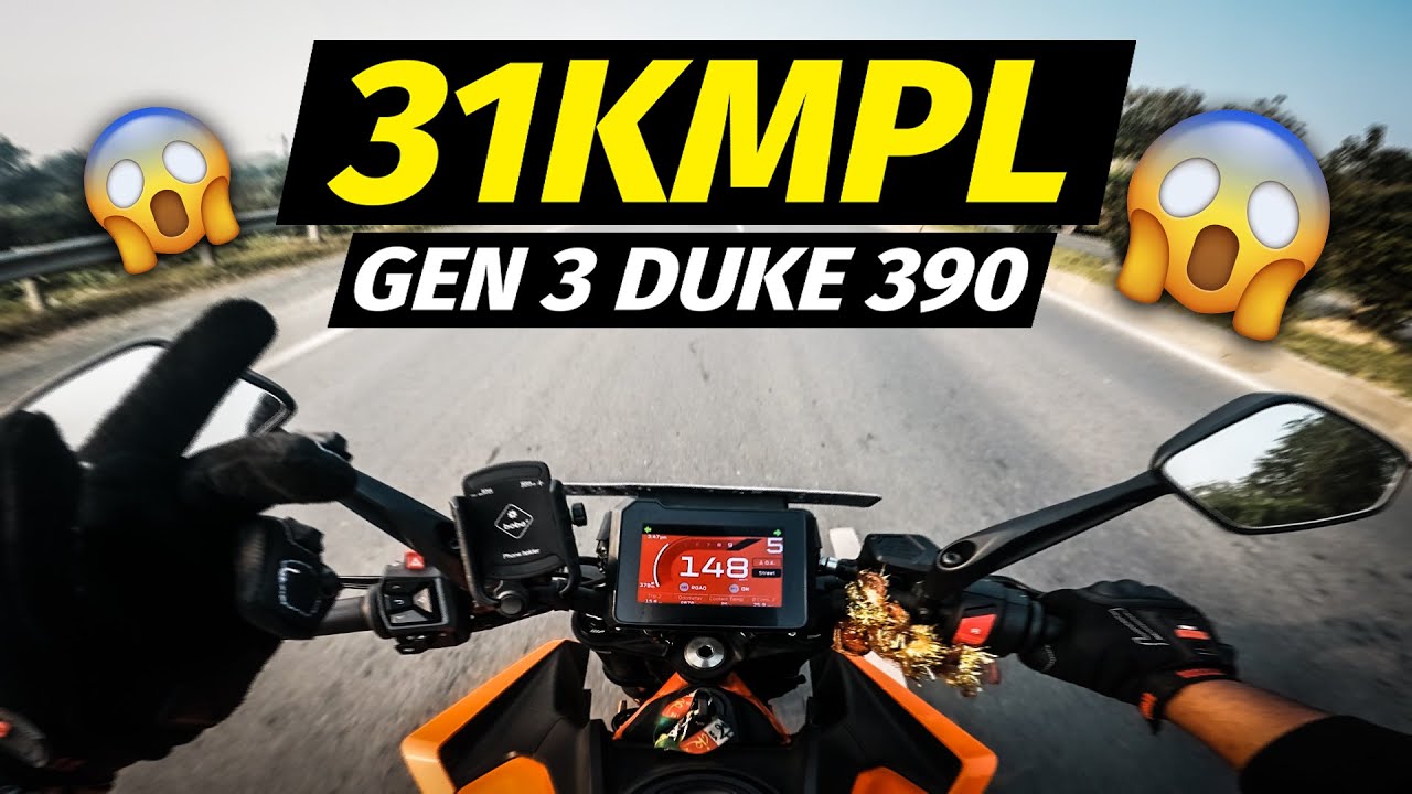 Duke 390 GEN 3 MILEAGE TEST | 31 KMPL REALLY?? #duke390gen3 #gen3 #ktm #duke390