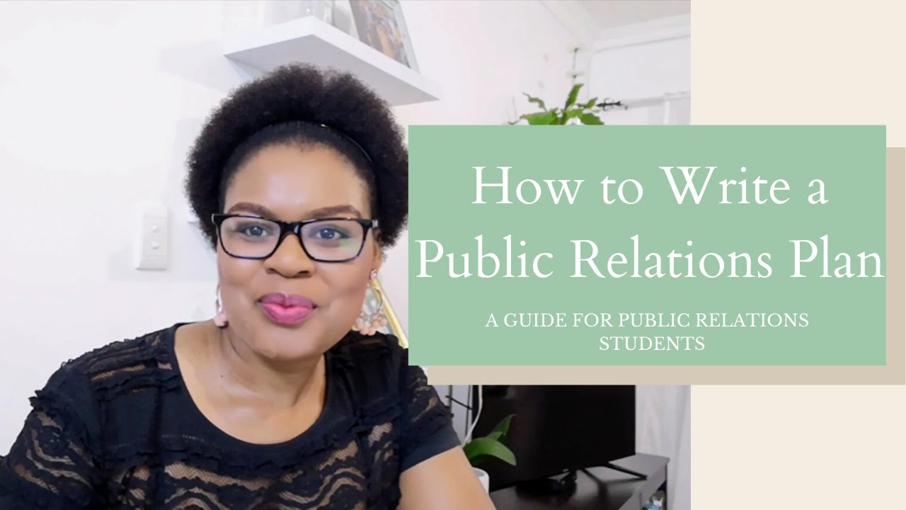 New Update How to write a Public Relations plan