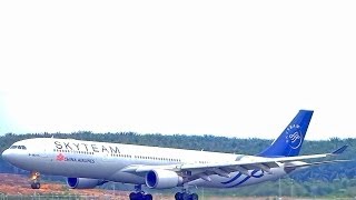 China Airlines (Skyteam livery) Airbus A330-302 B-18311 as CAL721 Landing KUL WMKK RWY32L KLIA China Airlines (Skyteam livery) Airbus A330-302 B-18311 as CAL721 Landing KUL WMKK RWY32L KLIA