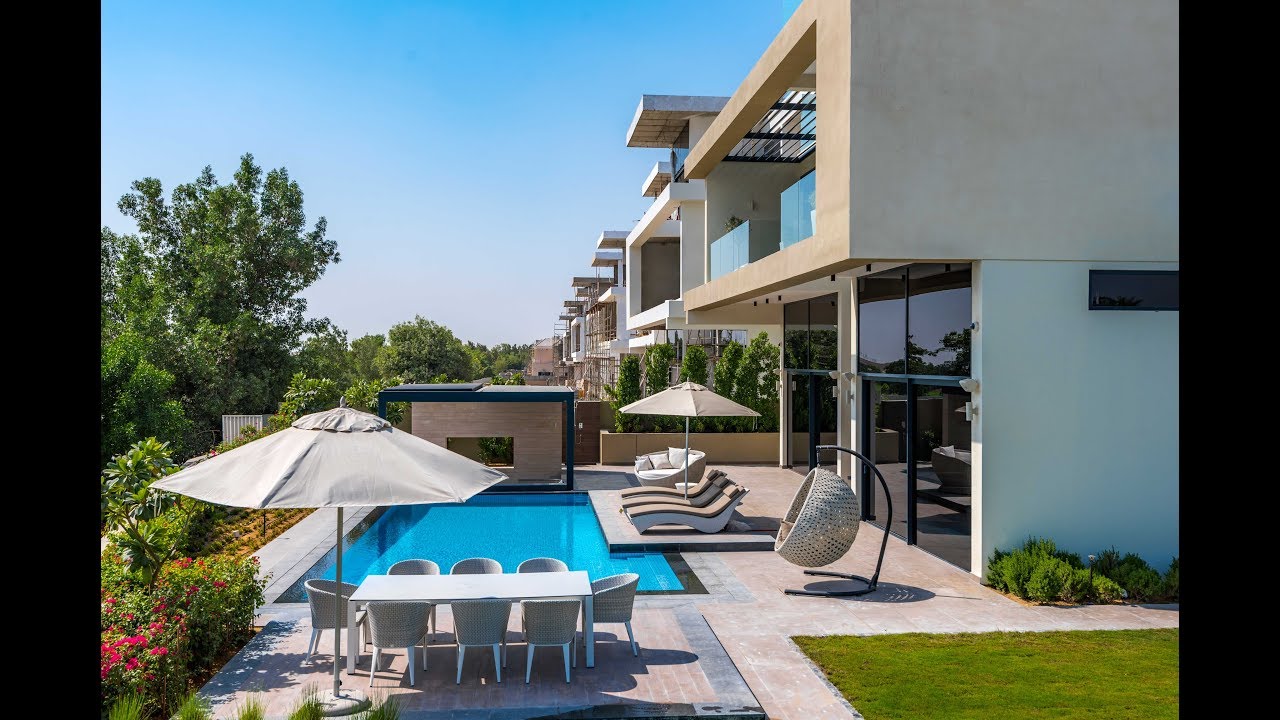 Contemporary Hillside Villa Jumeirah Golf Estates Dubai United Arab Emirates Youtube