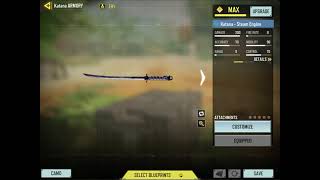 Katana In Credit Store Is Glitched