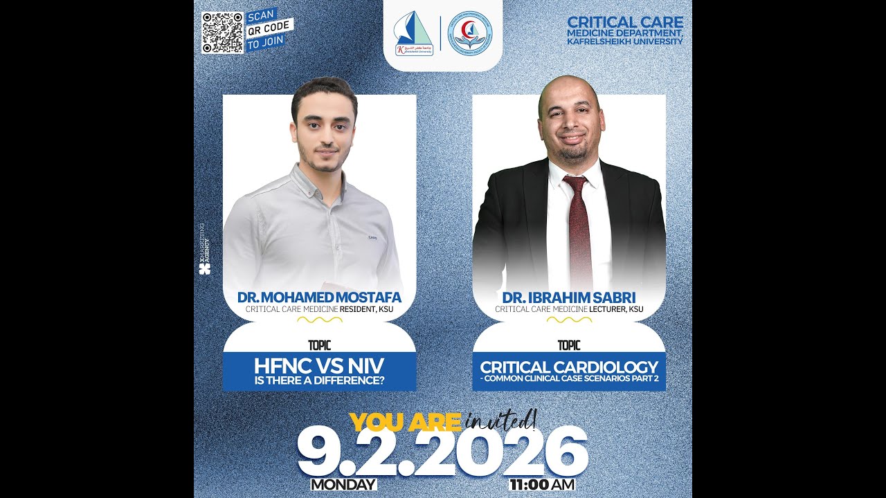 Critical Cardiology Pitfalls (IE, RV Infarct, Severe AS) & Respiratory support (NIV vs HFNC)