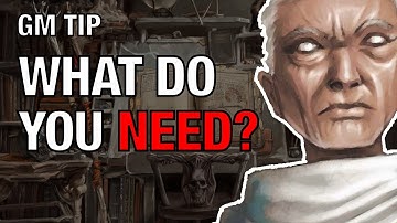What Do You Need For Your Next Session? – Lazy GM Tip