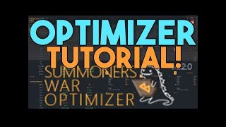Summoners War Optimizer Tutorial!