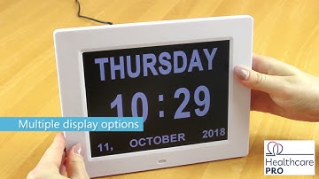 Dual Display Day Clock For Dementia Care | Taking a closer look
