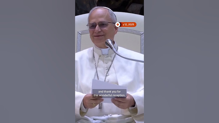 Pope Leo jokes with reporters at first media audience