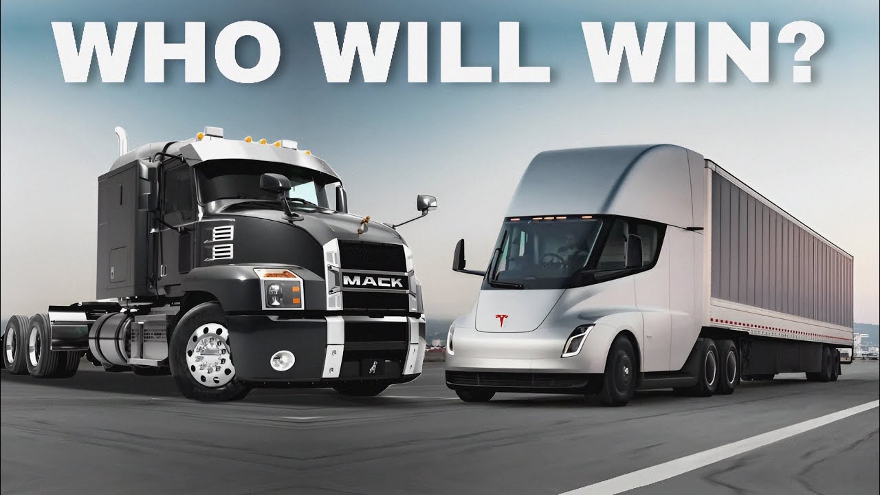Who Will Be The King Of Heavy Trucks In 2023 || Tesla Semi Vs Mark Anthem Diesel Truck? - YouTube