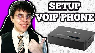 How to Set Up a Grandstream HT812 VoIP Phone Adapter
