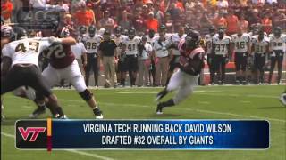 VT RB David Wilson Drafted by Giants
