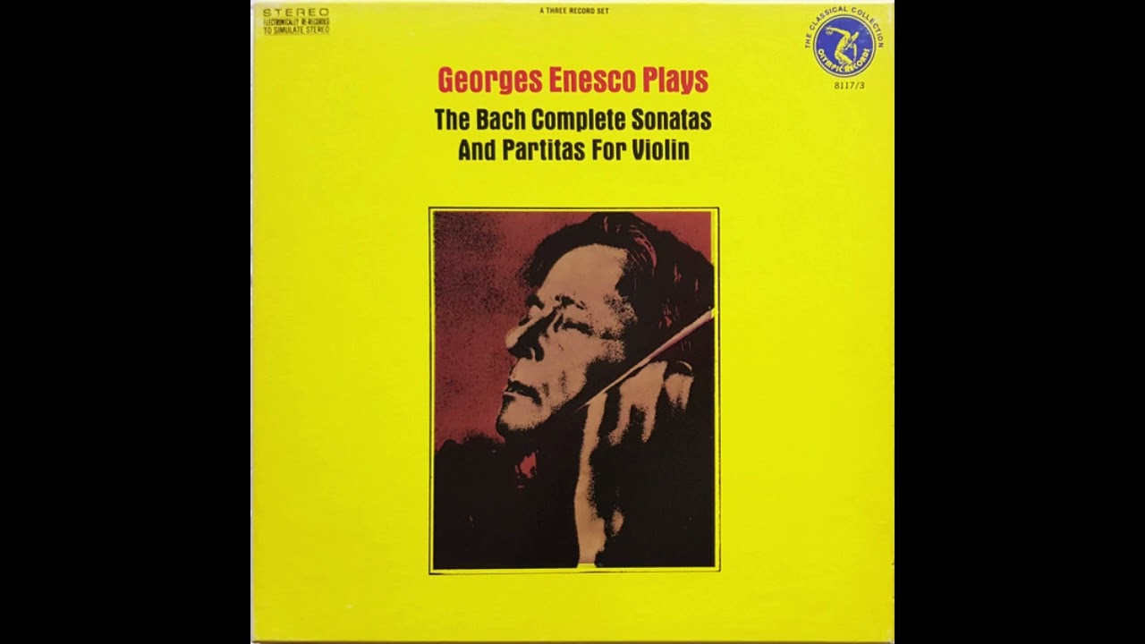 レコード GEORGES ENESCO / J.S. BACH レコード