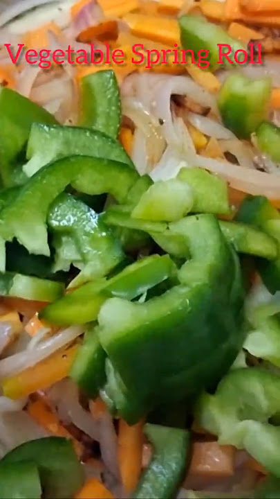 Vegetable Spring Roll | Kids special | tasty lunch box recipe |ஒரு முறை இந்த  காய்கறி ரோல் செய்ங்க!!
