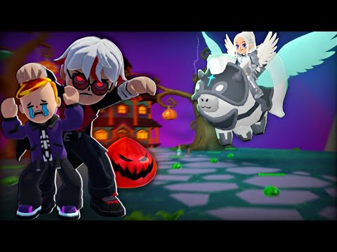 sky and pegasus save me from the vampire 🧛🦇
