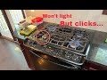 How to fix Frigidaire gas oven one burner does not turn on