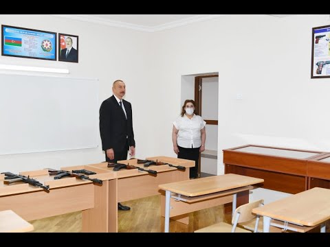 Prezident İlham Əliyev Bakıdakı 251 nömrəli məktəbin yeni korpusunun açılışında iştirak edib