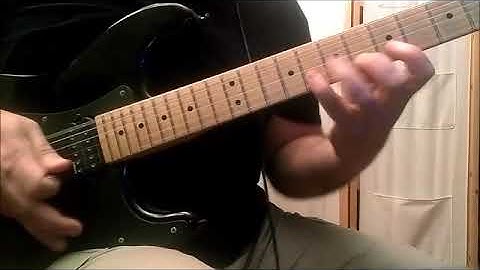Metal instrumental guitar tapping legato by Jean Marc Vignolo