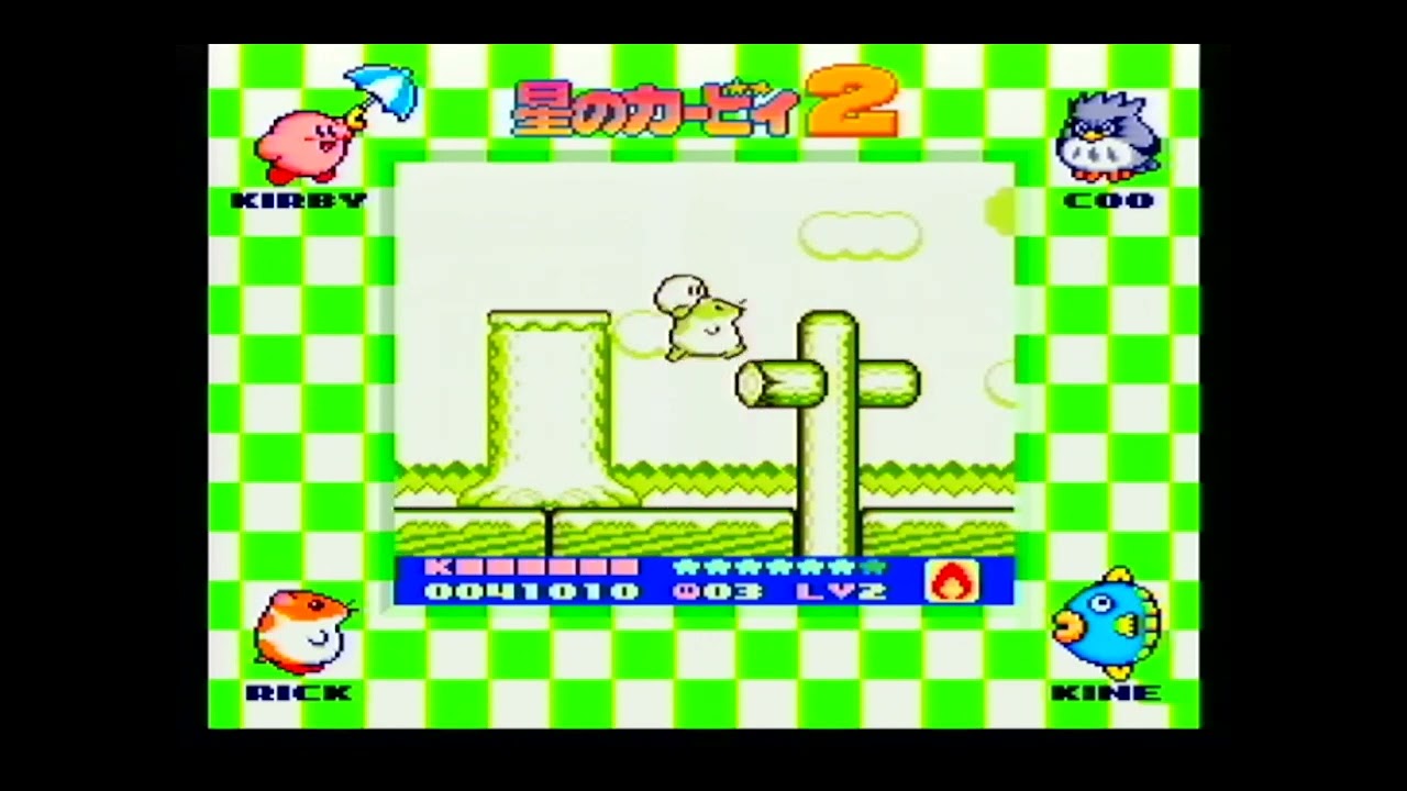 星のカービィ2】2-1 - YouTube