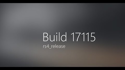 Installing Windows 10 Insider Preview Build 17115.1 Redstone 4 (Version 1803)