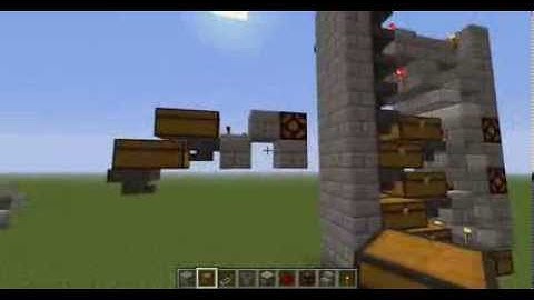 Minecraft Vanilla 1 Wide Tileable Storage System