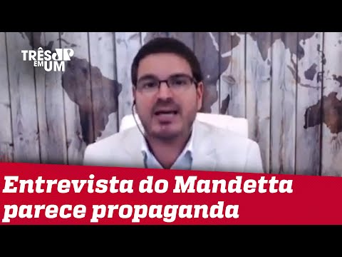 #RodrigoConstantino: A entrevista do Mandetta parece muito mais uma propaganda política